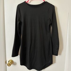 Women’s black long sleeve mini dress Size S